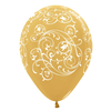 Ballon Filigree Metallic Gold (1st)